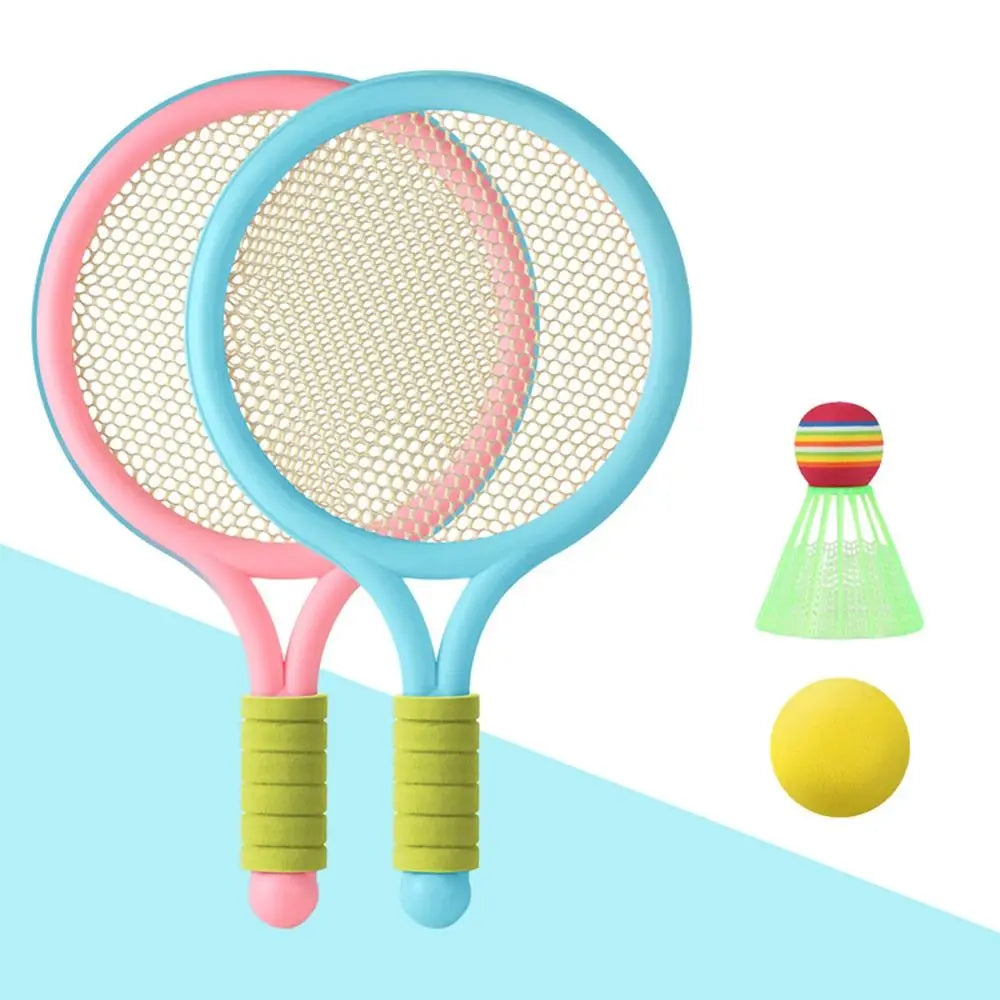 Playvora SkyBeast Duo – Kinder Racketset voor Tennis & Badminton | Veilig en Actief Buitenspeelgoed