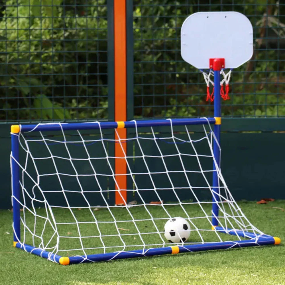 Voetbal en Basketbal Set Kinderen – 2-in-1 Speelset Buiten