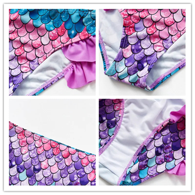 Sneldrogende Meisjes Bikini met Vrolijke Print – Comfortabel & Zomerproof (0-11 jaar)