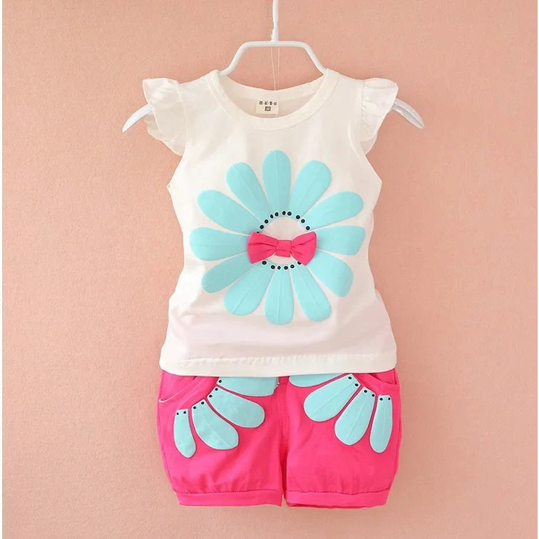 SunnySprout Baby Zomeroutfit – Ademend Katoenen Setje voor Baby’s & Peuters (0–6 jaar)