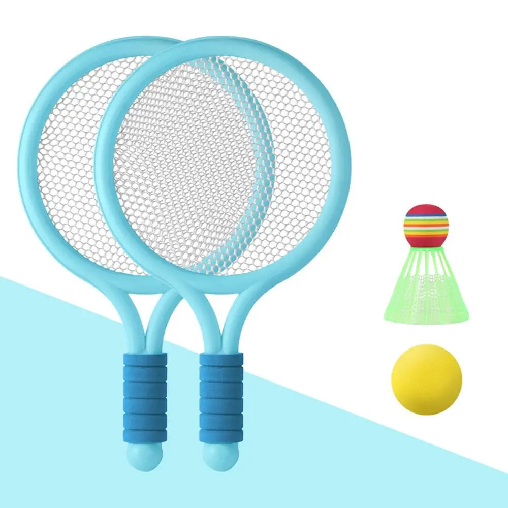 Playvora SkyBeast Duo – Kinder Racketset voor Tennis & Badminton | Veilig en Actief Buitenspeelgoed