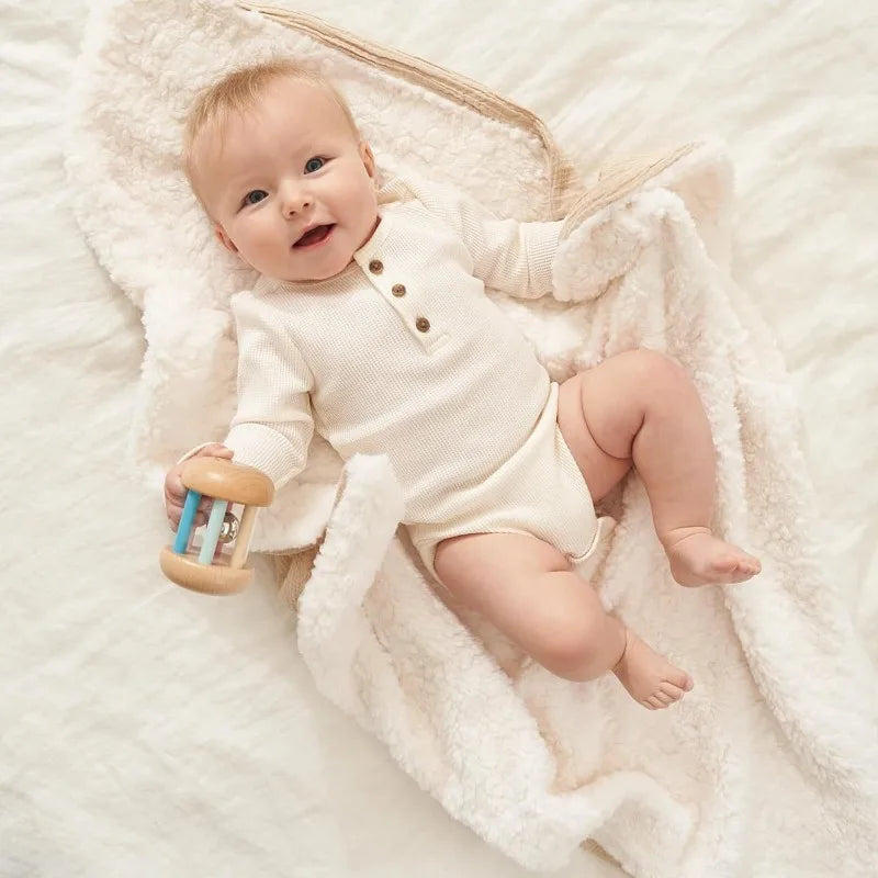 Avelino Kids LumaNest 4-in-1 Inbakerdoek – Ademend & Zachte Babydeken voor Pasgeboren Baby’s