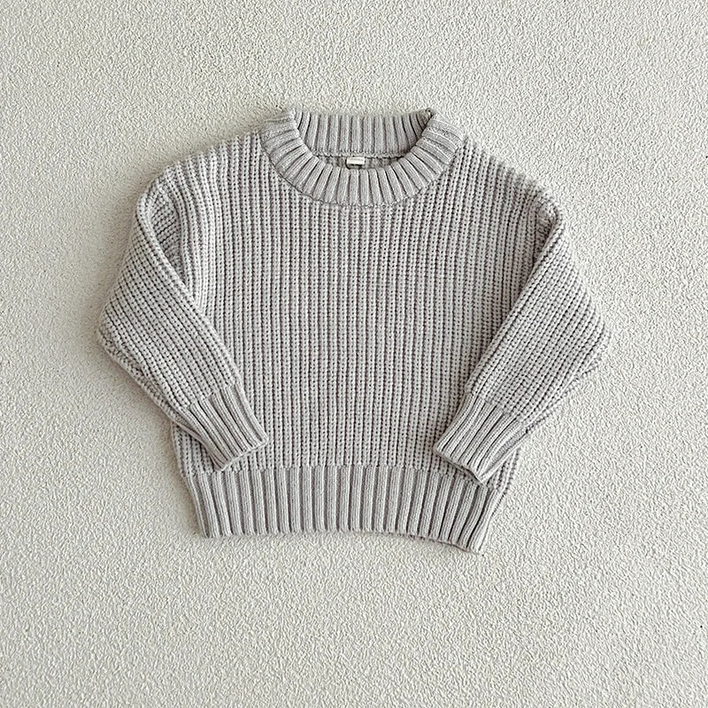 Arvella Junior CozyWeave Kids Pullover – Zachte Unisex Katoenen Kindertrui voor Herfst en Winter