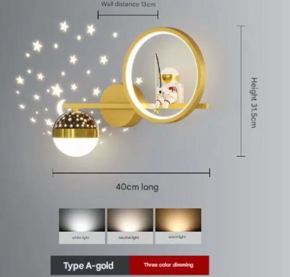 Astronaut Nachtlamp – Sterrenprojector voor Baby & Kinderkamer