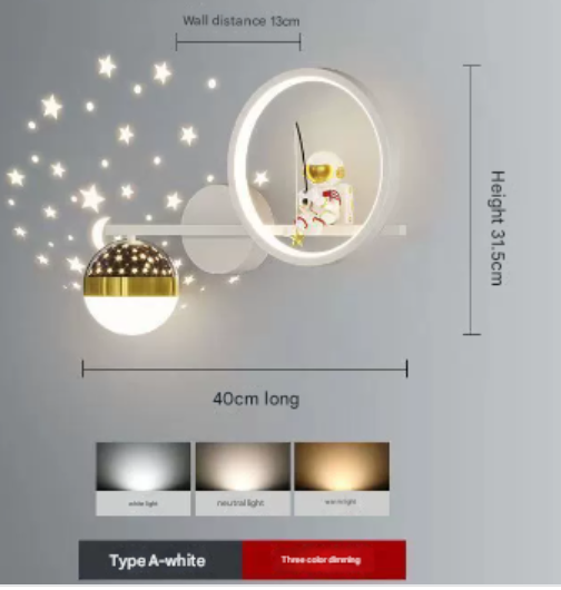 Astronaut Nachtlamp – Sterrenprojector voor Baby & Kinderkamer