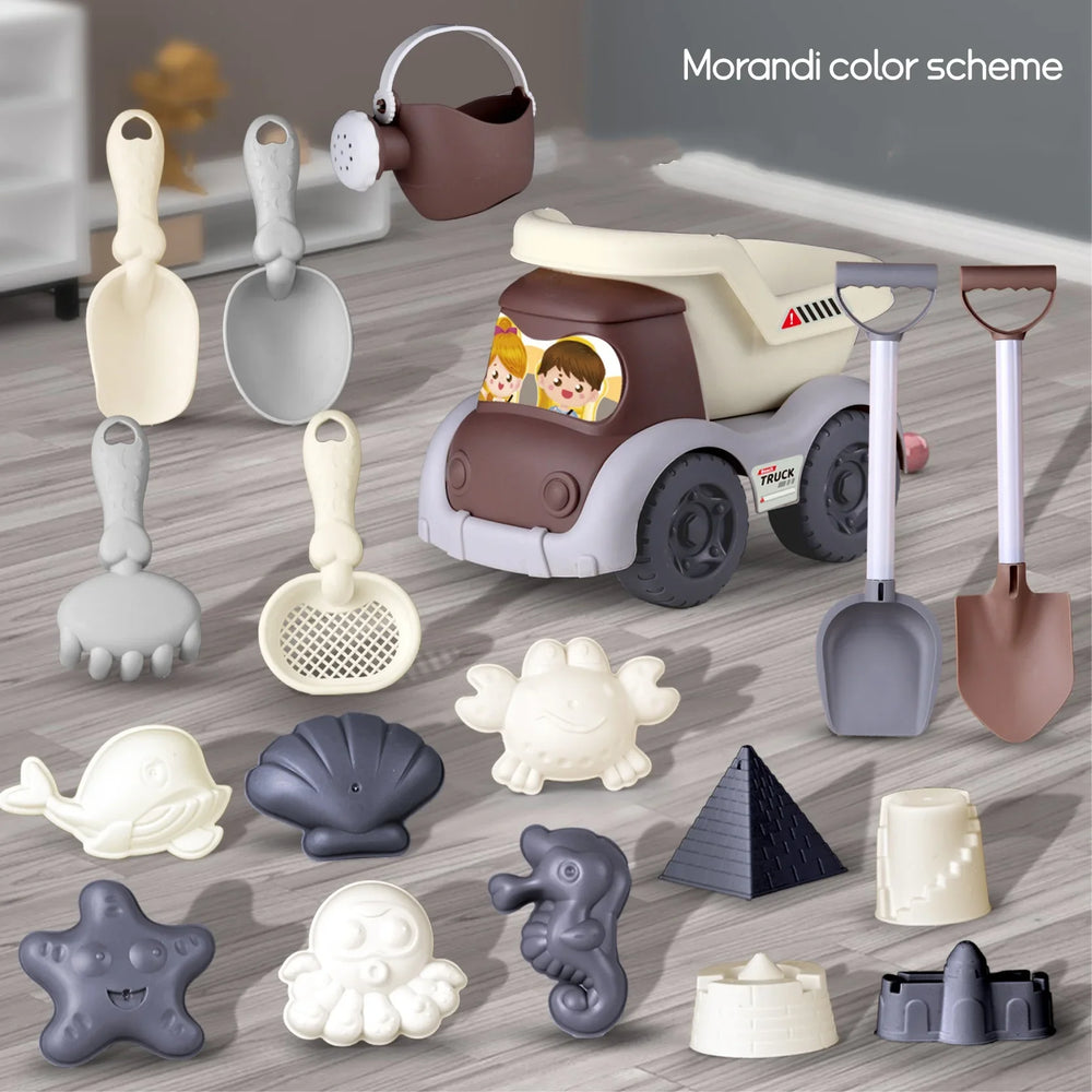 Strandspeelset Kinderen – Emmer & Zandvormen