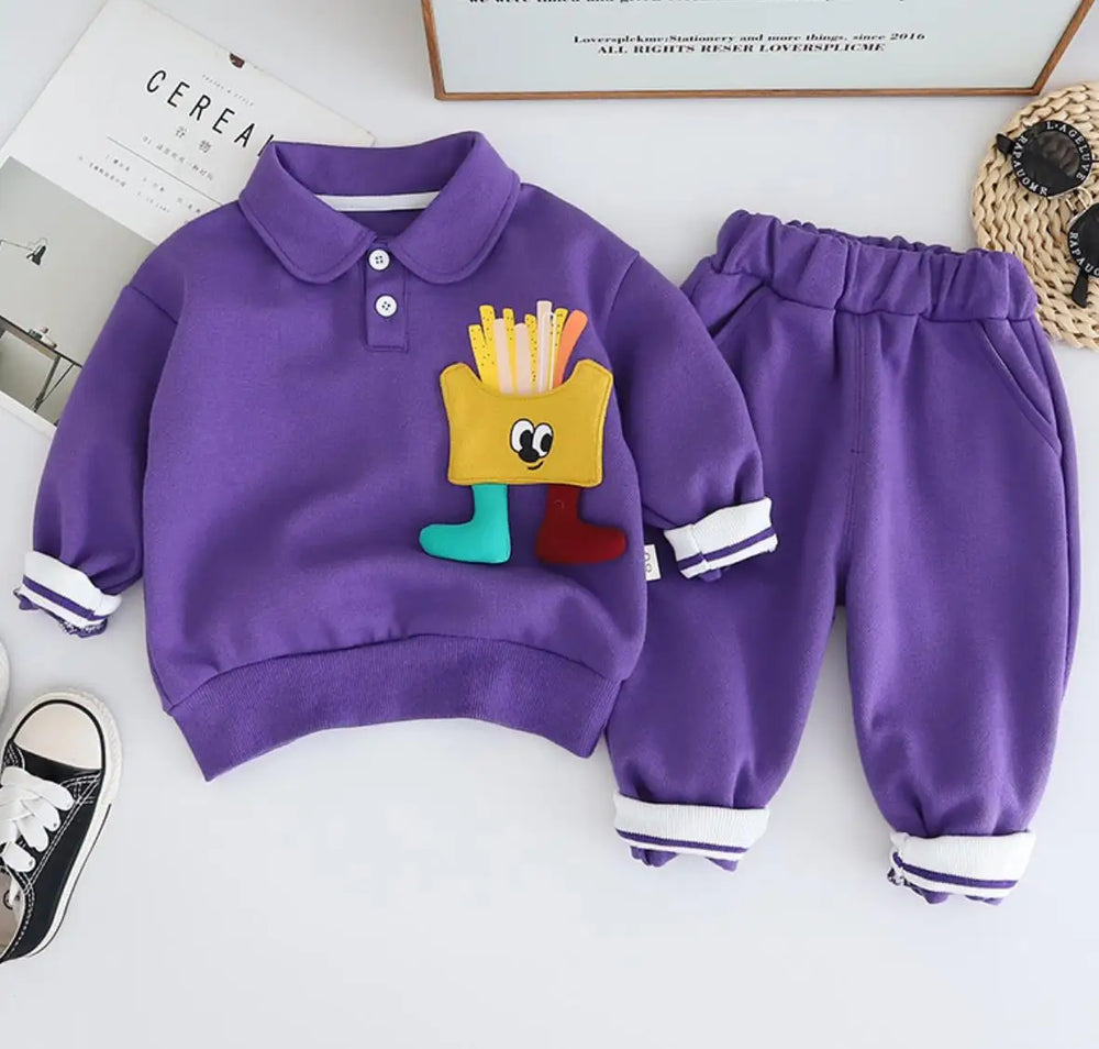 Zachte Unisex Peuterset 2-Delig – Comfortabele Katoenen Outfit 0-3 Jaar | Ademend & Huidvriendelijk