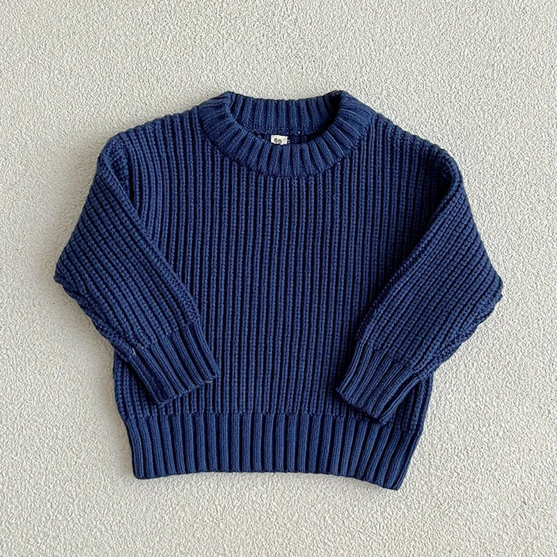 Arvella Junior CozyWeave Kids Pullover – Zachte Unisex Katoenen Kindertrui voor Herfst en Winter