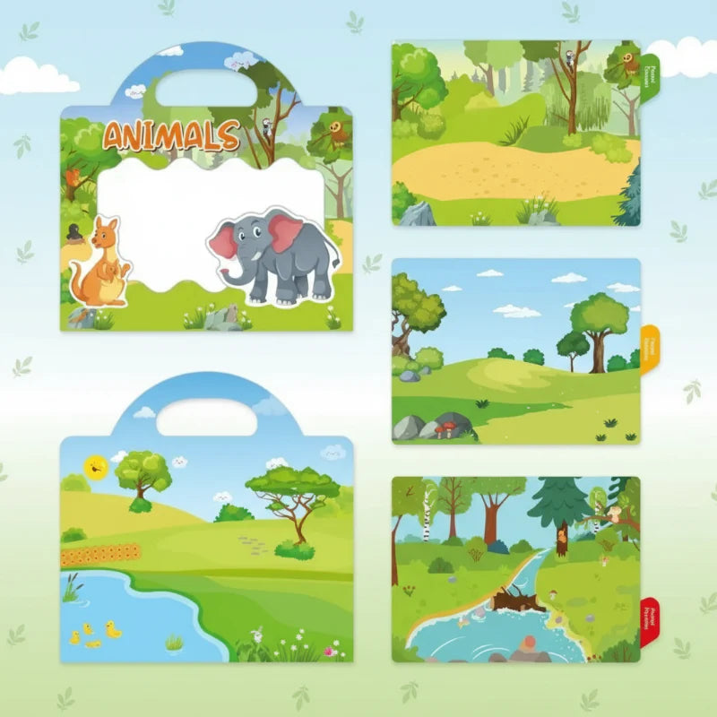 Creativo – Kleurrijk & Leerzaam – Herbruikbaar Stickerboek