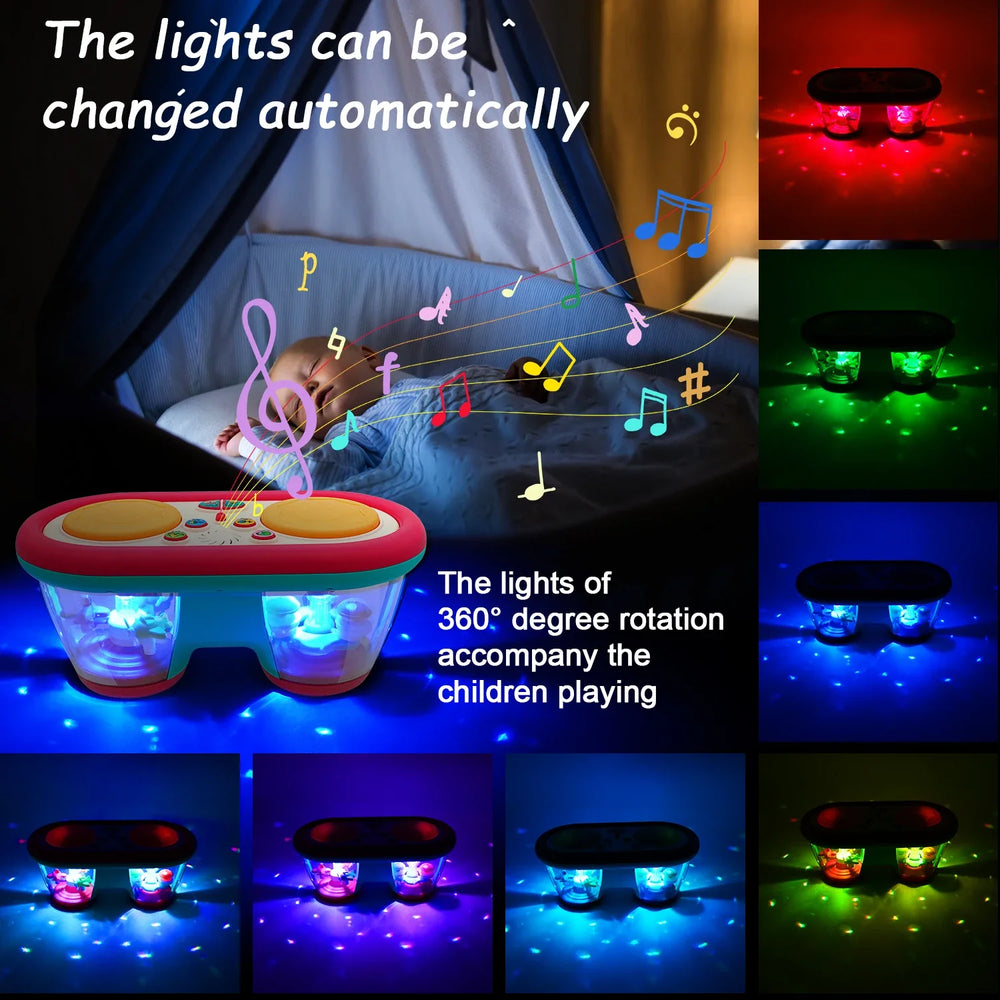 Baby Drumstel Speelgoed – Muzikaal met Licht & Geluid