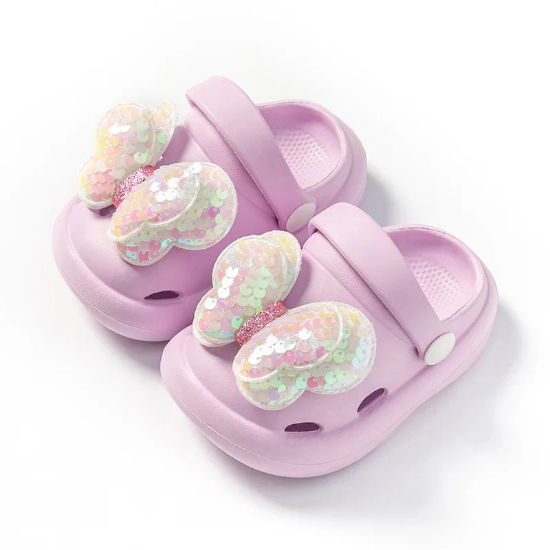 TinyCharm Zachte Sandalen – Meisjes Slippers Vlinder