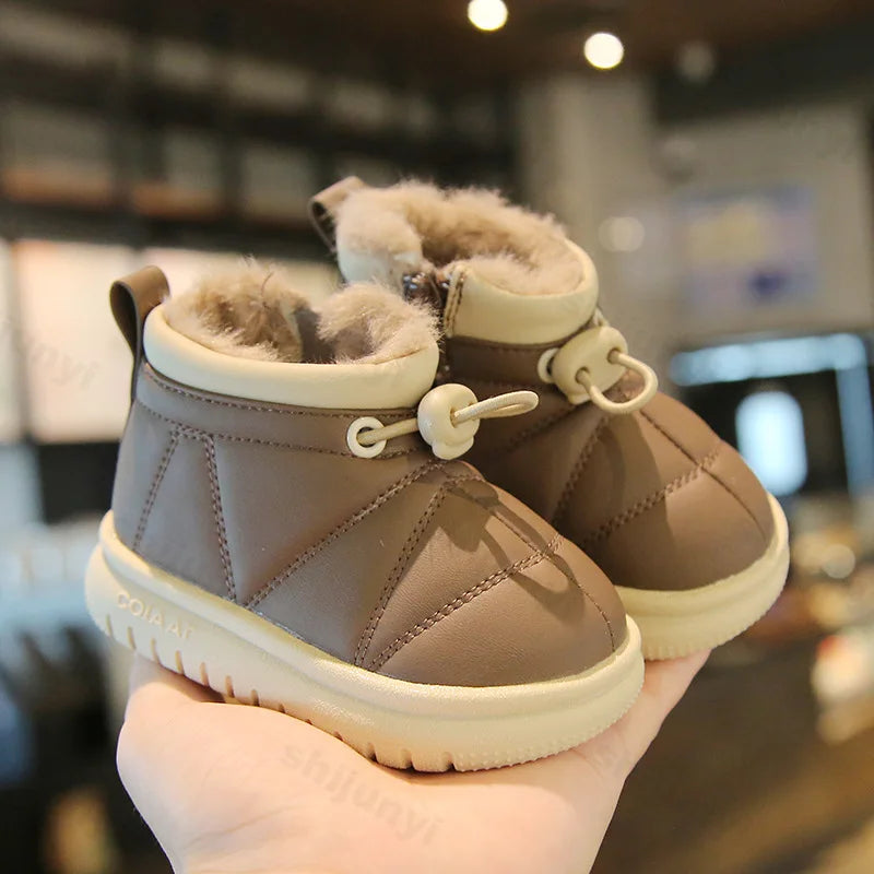 Nordiva Kids FrostStep Kinder Winterschoenen – Warme Antislip Winterlaarsjes voor Baby en Peuter