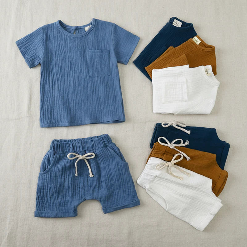 Baby Zomer Outfit – Luchtige 2-Delige Kleding Set | 3 mnd – 3 jaar
