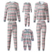 Kerstpyjama voor het hele gezin, tweedelige set van katoenmix, in baby-, kinder-, dames- en herenmaten