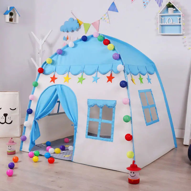 Dreamora Princess Tipi Speeltent – Opvouwbaar Kasteel Speelhuis voor Kinderen