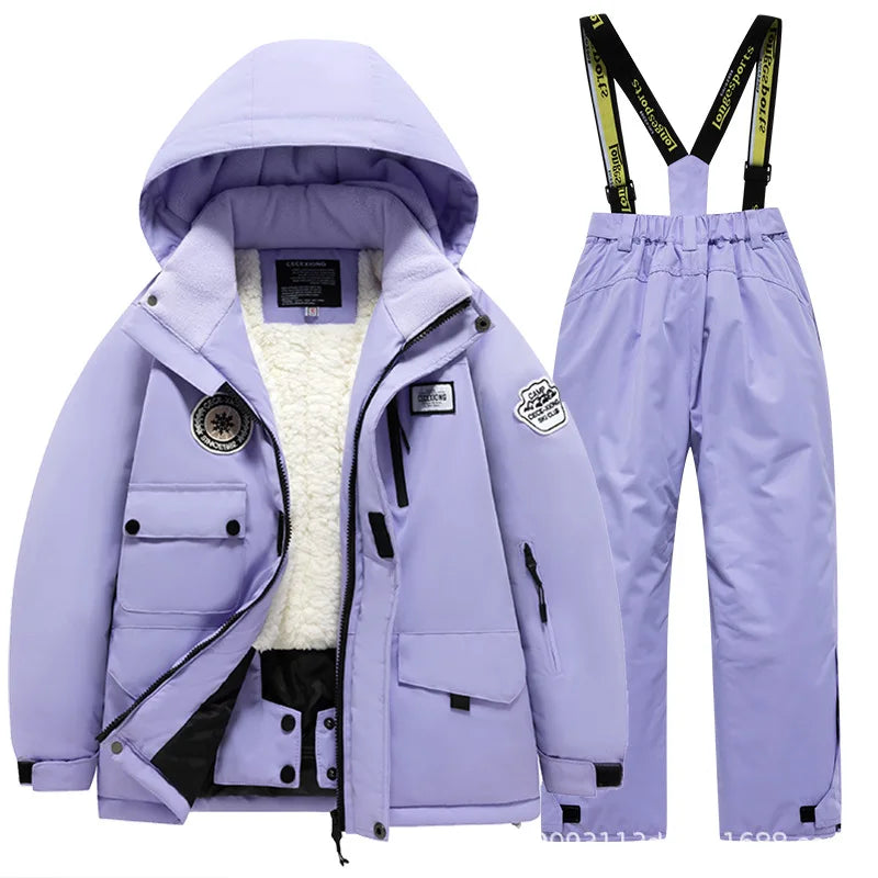 Nordlyn FrostGuard Kinder Wintersport Set – Waterdichte Ski Jas en Sneeuwbroek voor Winter en Sneeuw