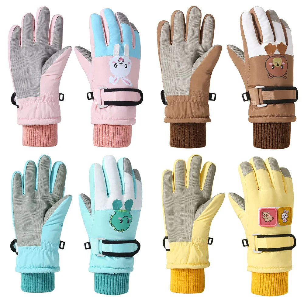 Valtrix Outdoor SnowGuard Kinder Skihandschoenen – Waterdichte Warme Winterhandschoenen voor Sneeuw en Skiën