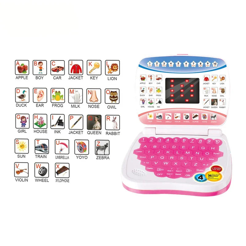 Kinder Leer Laptop – Educatief Speelgoed met Spelletjes