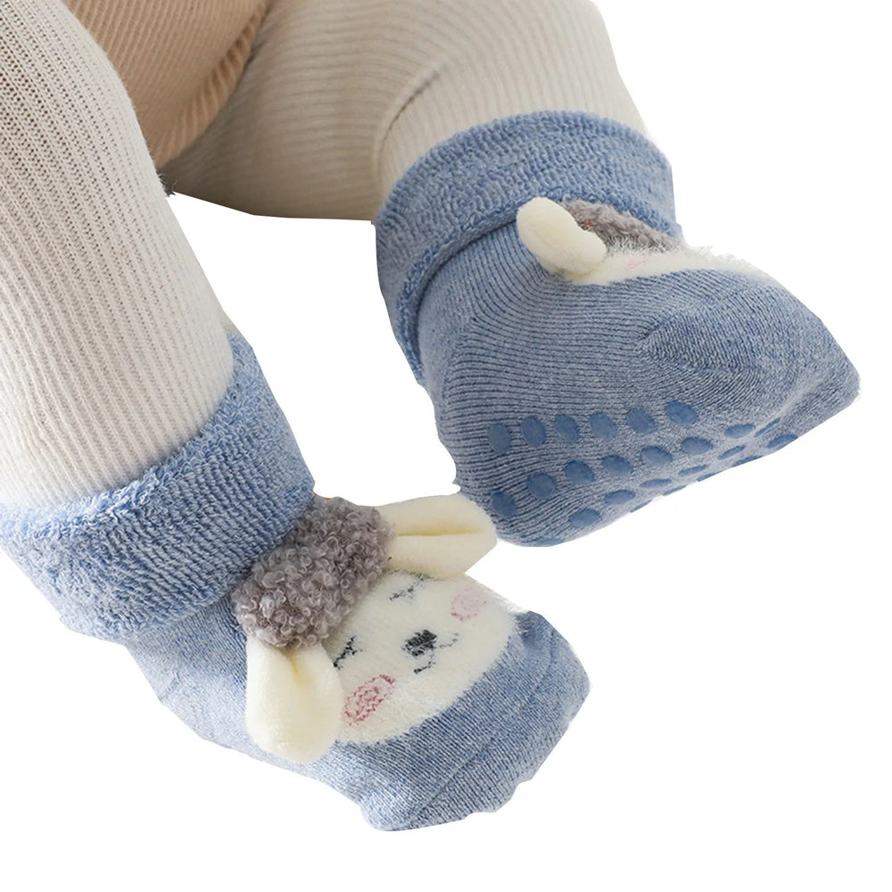Anti-Slip Babysokken – Zachte, Warme Sokken voor Kruipen & Eerste Stapjes | Unisex