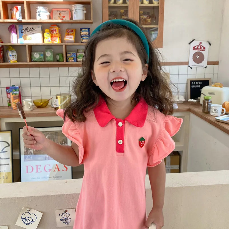 TwirlJoy Zomerjurk Meisjes – Lichtgewicht, Ademend & Comfortabel | Maat 1-5 Jaar