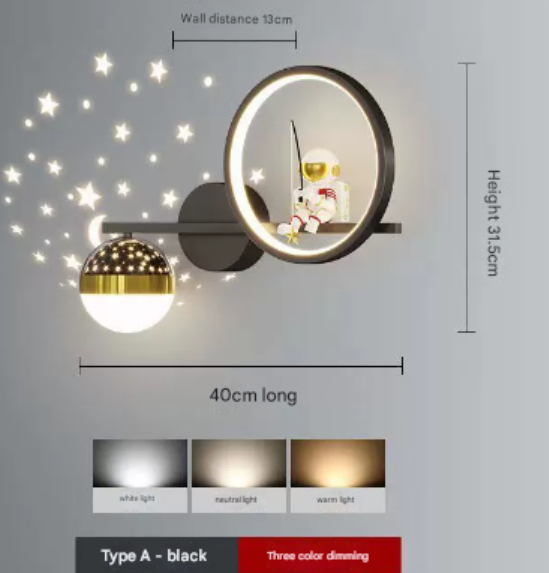 Astronaut Nachtlamp – Sterrenprojector voor Baby & Kinderkamer