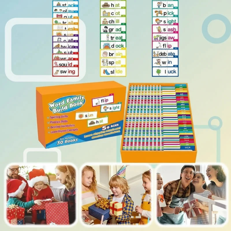 Leerlezen Set Kinderen – Engelse Woordjes met Flipboeken & Flashcards
