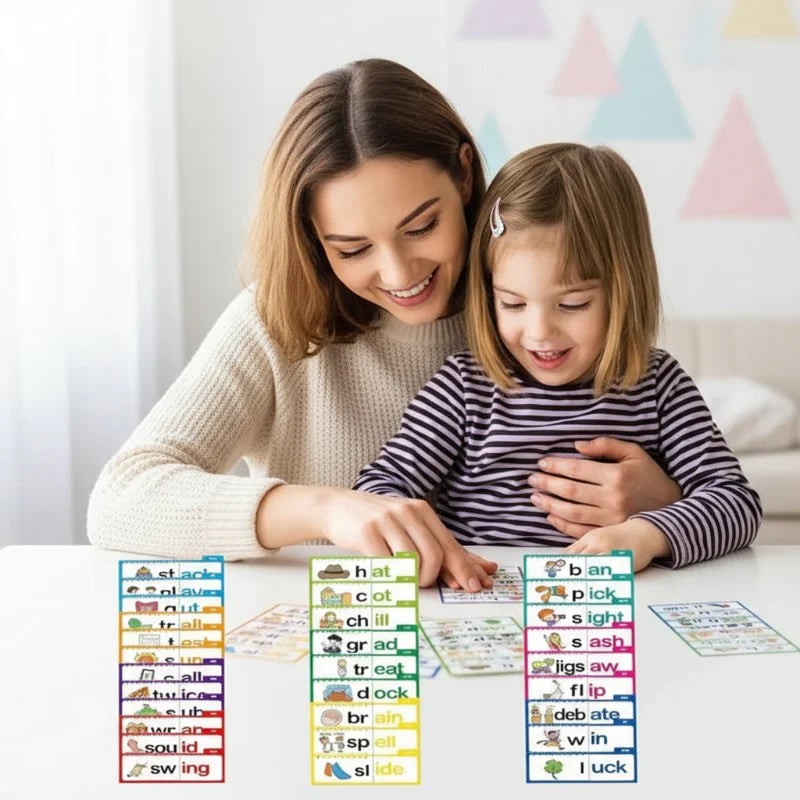 Leerlezen Set Kinderen – Engelse Woordjes met Flipboeken & Flashcards