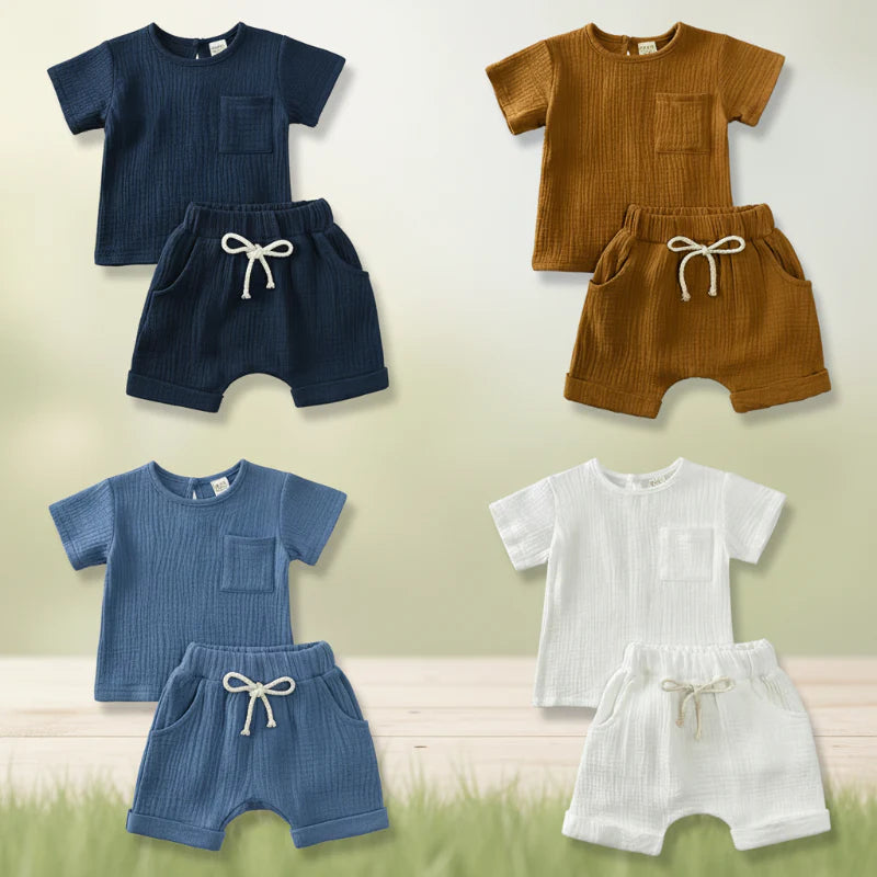 Baby Zomer Outfit – Luchtige 2-Delige Kleding Set | 3 mnd – 3 jaar
