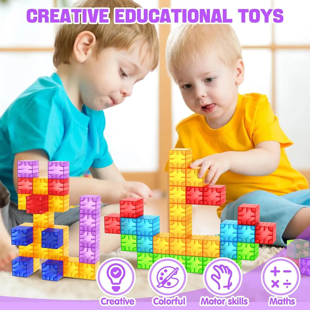 Magnetische Bouwblokken voor Kinderen – MagnaCraft Set