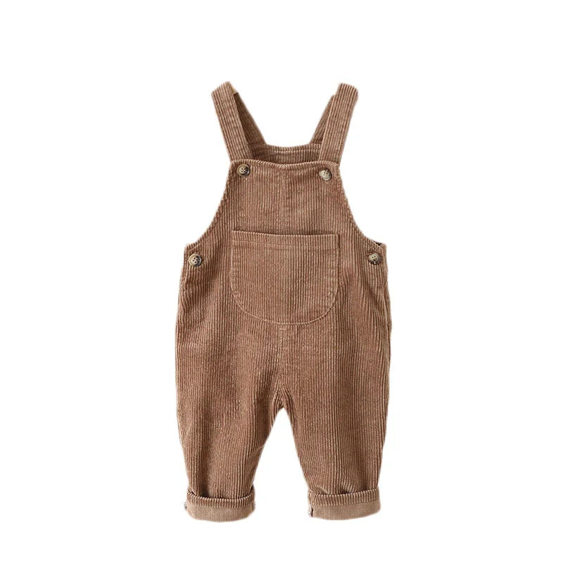 Velora Babywear Loomi Rib Overall – Unisex Baby Tuinbroek van Zacht Katoen voor Alle Seizoenen