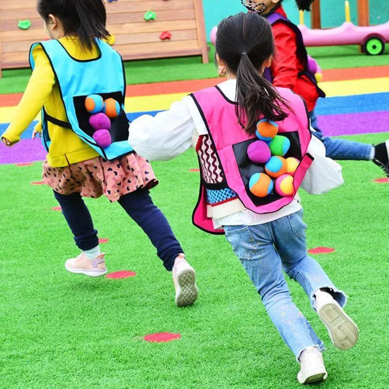 CatchCrew Actief Teamspel Vest – Klittenband Vangspel voor Kinderen – Buitenspeelgoed voor Beweging & Samen Spelen