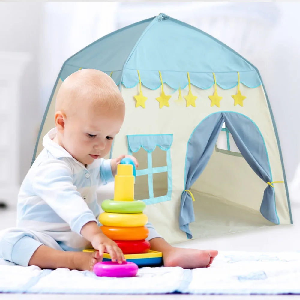 Dreamora Princess Tipi Speeltent – Opvouwbaar Kasteel Speelhuis voor Kinderen