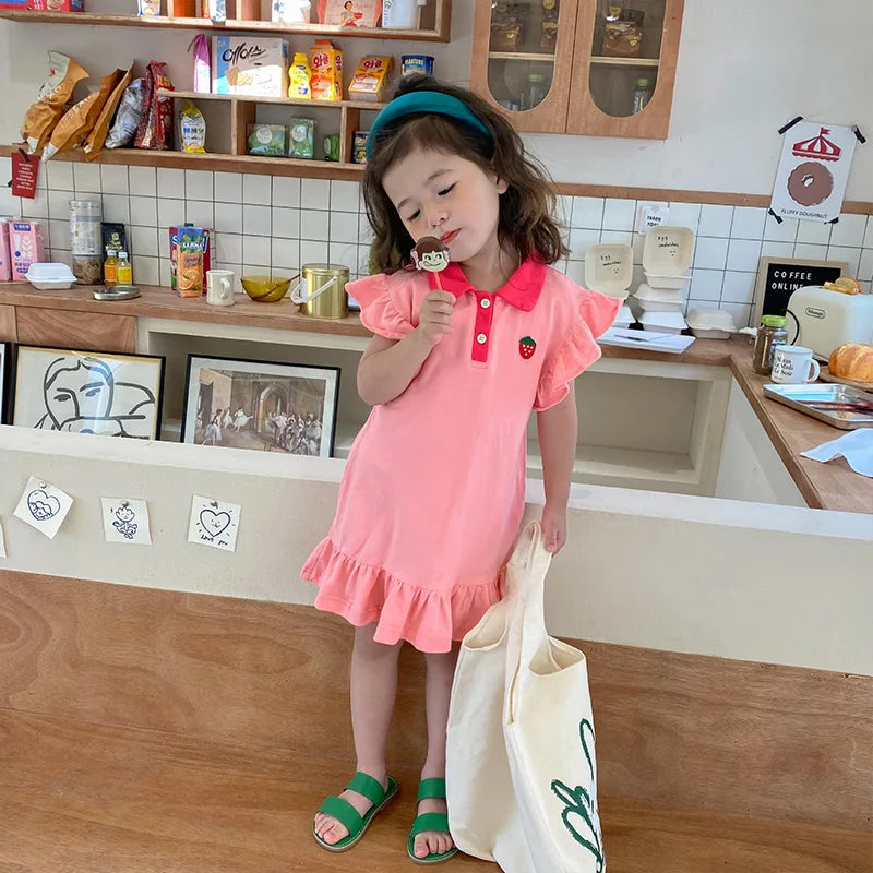 TwirlJoy Zomerjurk Meisjes – Lichtgewicht, Ademend & Comfortabel | Maat 1-5 Jaar