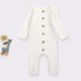Gebreide babyromper van zachte katoenen stof, unisex, voor baby's van 0 tot 2 jaar