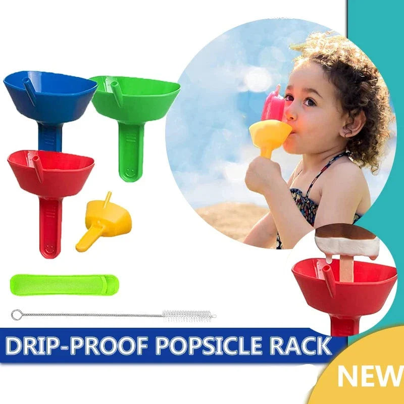 SunnyMunch DripCatch IJsjeshouder – Druipvrije IJs Lolly Houder voor Kinderen, Herbruikbaar & Morsvrij