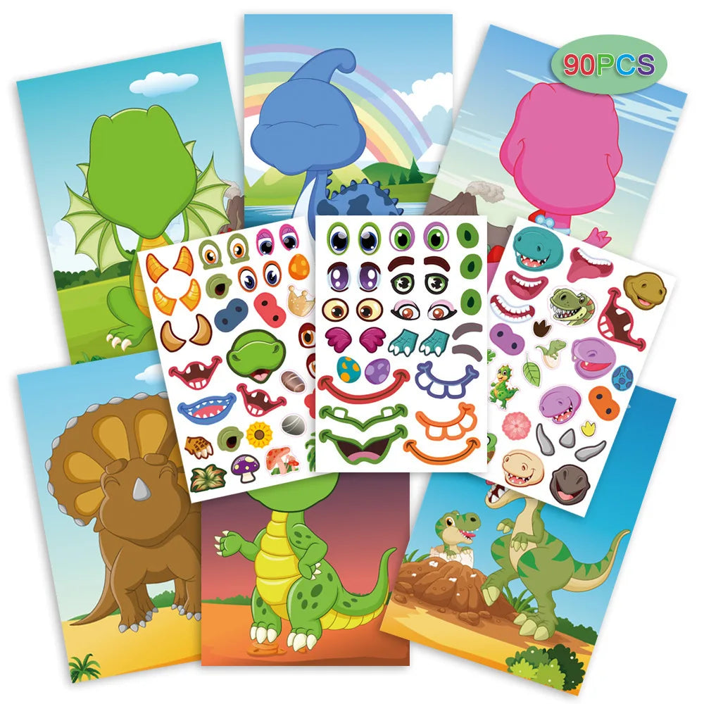 Plakidoo StoryFaces – Herbruikbaar Stickerboek voor Kinderen | Creatief Speelgoed voor Thuis & Onderweg