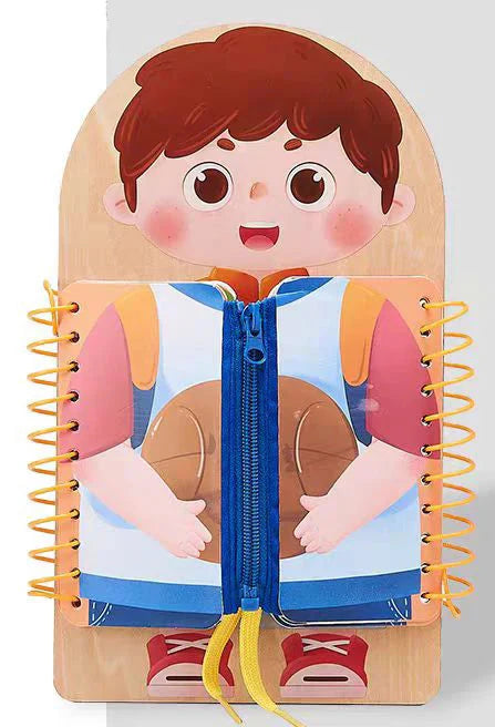 Educatief Activiteitenbord voor Kinderen – Montessori Speelgoed voor Motoriek & Zelfstandigheid (0–6 jaar)