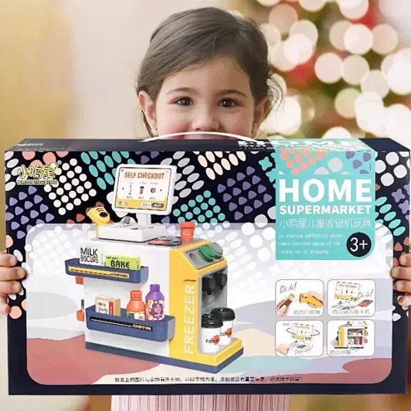 LittleLedger Speelkassa voor Kinderen – Educatief Winkeltje Spelen | Rekenen, Geld & Creatief Rollenspel