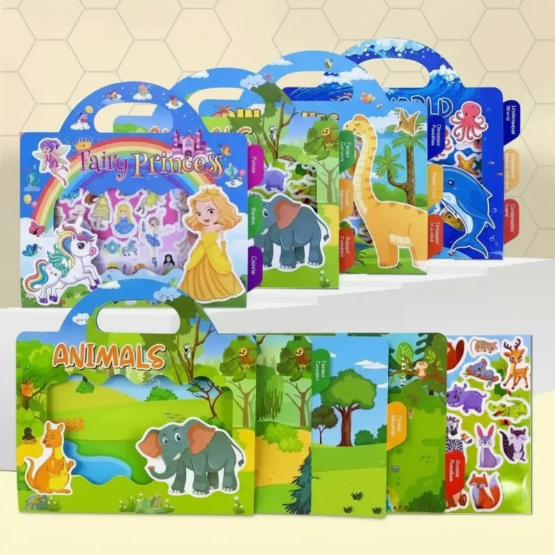 Creativo – Kleurrijk & Leerzaam – Herbruikbaar Stickerboek
