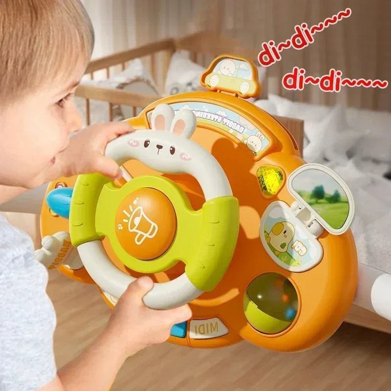 Interactief Babyspeelgoed Stuur – Muziek & Geluid voor Onderweg (1+)