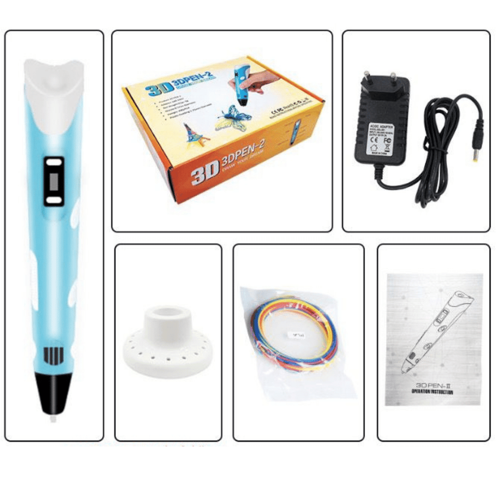 3D Pen – Teken en Maak 3D Creaties (PLA/ABS Filament)