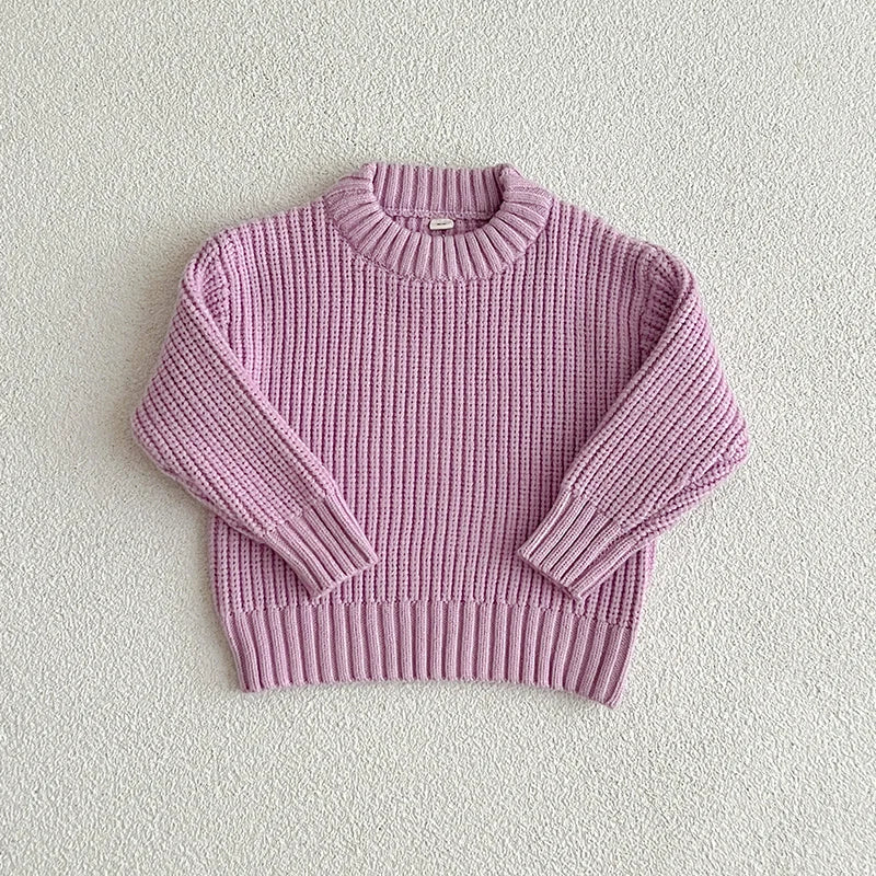 Arvella Junior CozyWeave Kids Pullover – Zachte Unisex Katoenen Kindertrui voor Herfst en Winter