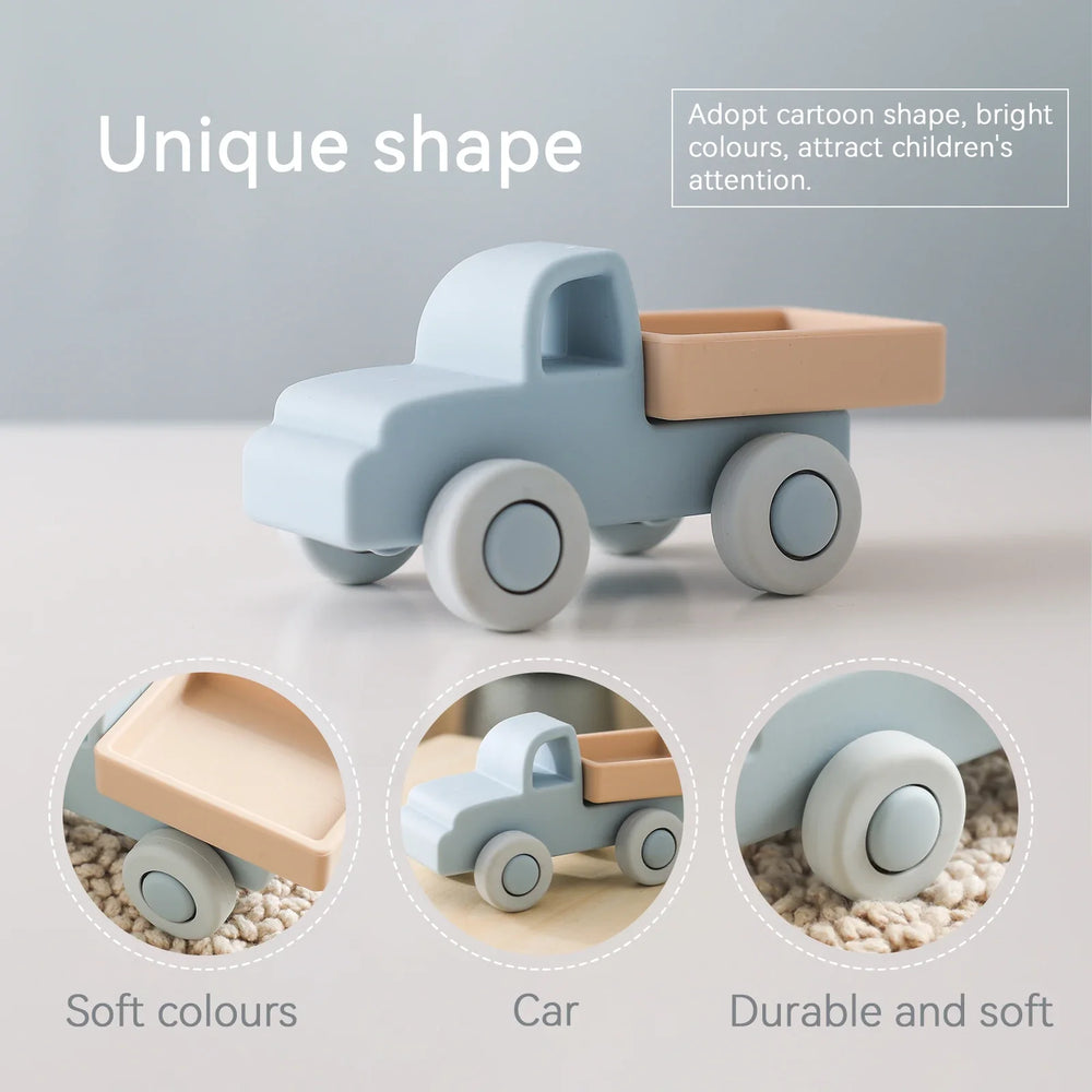 PlayRover Rollen & Bijten – Siliconen Voertuig Bijtspeeltje