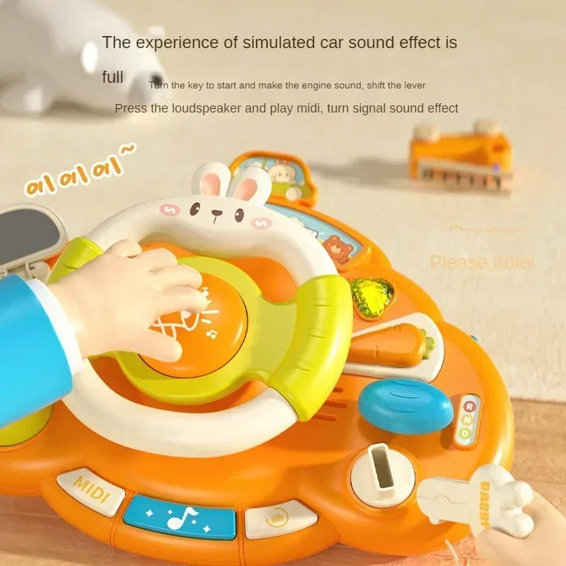 Interactief Babyspeelgoed Stuur – Muziek & Geluid voor Onderweg (1+)