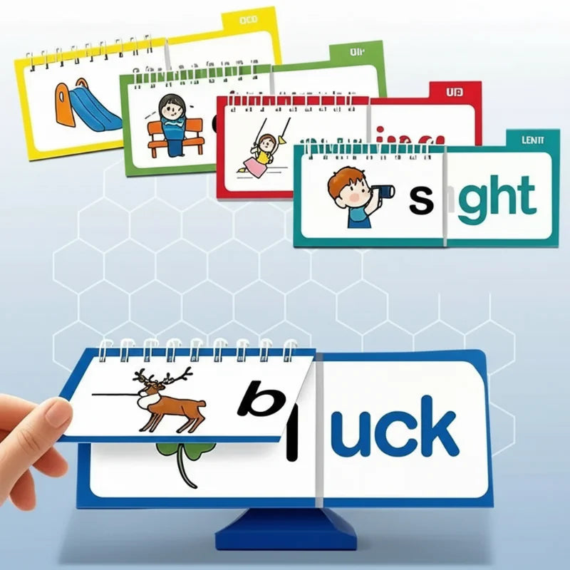 Leerlezen Set Kinderen – Engelse Woordjes met Flipboeken & Flashcards