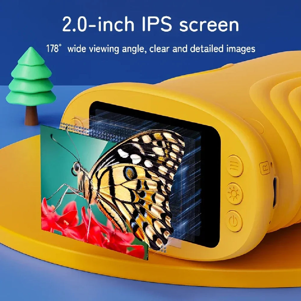Digitale Mini Microscoop voor Kinderen – Oplaadbaar & Draagbaar