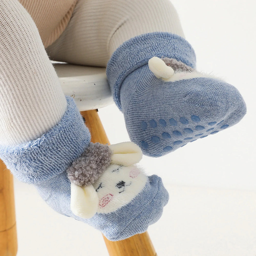 Anti-Slip Babysokken – Zachte, Warme Sokken voor Kruipen & Eerste Stapjes | Unisex