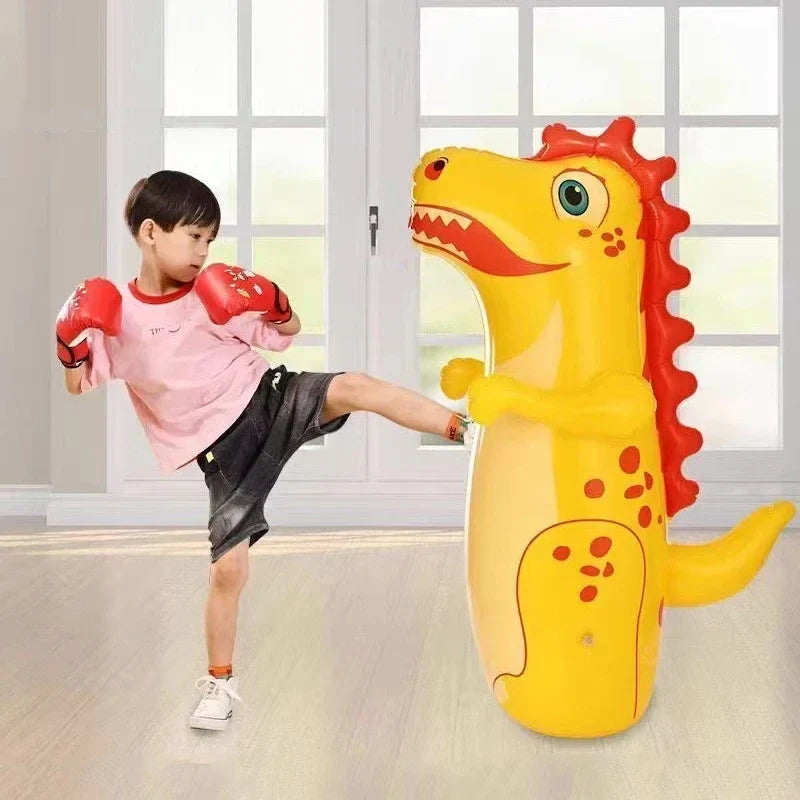 Opblaasbare Kinder Bokszak RexPlay – Veilig Actief Spelen & Coördinatie voor Binnen