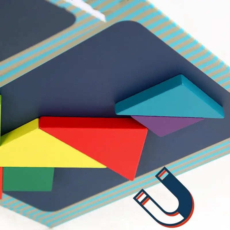 LogicCraft – Educatieve Houten Tangram Puzzel voor Kinderen