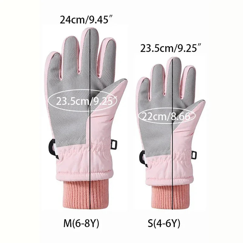 Valtrix Outdoor SnowGuard Kinder Skihandschoenen – Waterdichte Warme Winterhandschoenen voor Sneeuw en Skiën